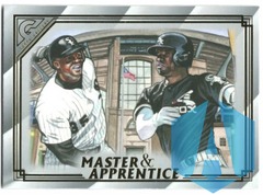 2020 Topps Gallery Luis Robert Frank Thomas Master & Apprentice White Sox #MA-6